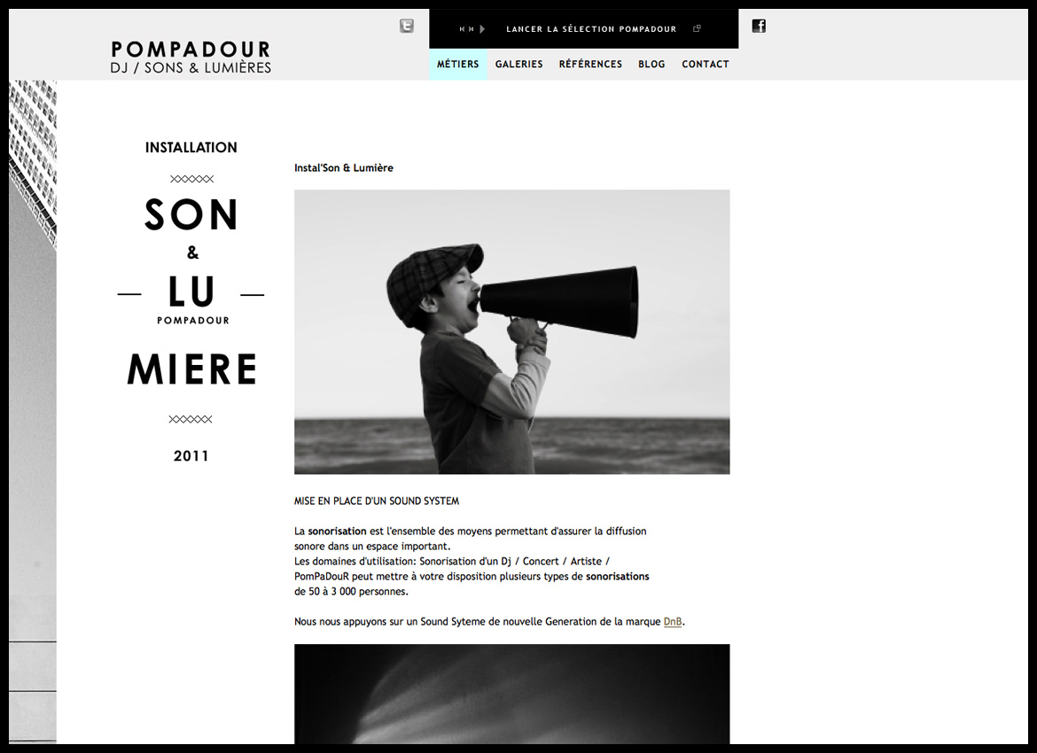Pompadour - Website - Les Graphiquants